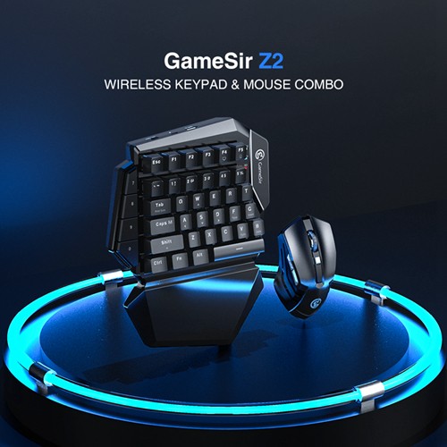 GameSir Z2 Gamepad Wireless Keypad DPI Mouse Combo Single Hand Keyboard For PUBG FPS Games Controllers